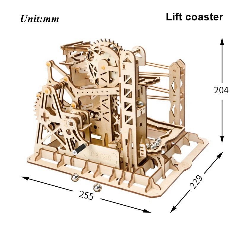 Marble Run 3D Wooden Puzzle