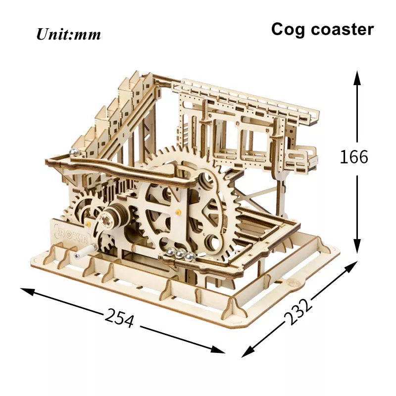 Marble Run 3D Wooden Puzzle