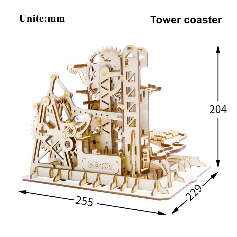 Marble Run 3D Wooden Puzzle